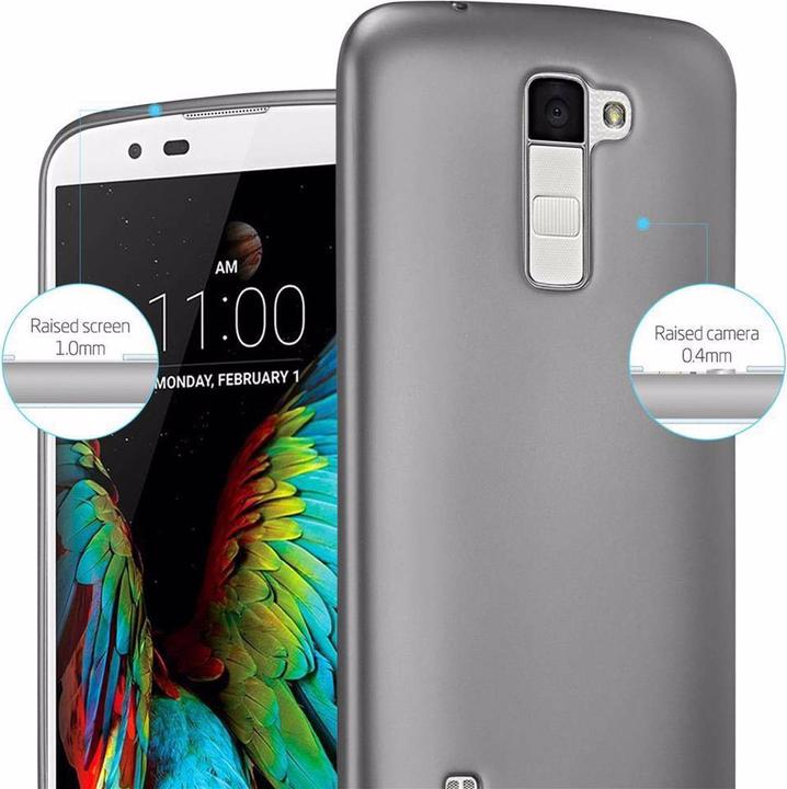 Actual product image Cadorabo TPU Matt Metallic Cover (LG K10)