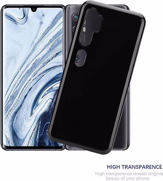 Actual product image Cadorabo TPU Ultra Slim AIR Cover (Xiaomi Redmi Note 10S, Xiaomi Mi Note 10)