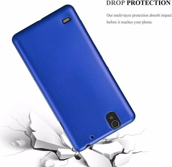 Actual product image Cadorabo TPU Matt Metallic Cover (Sony Xperia C4)