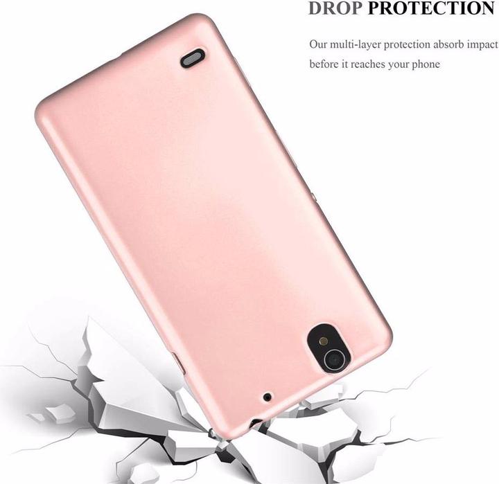 Actual product image Cadorabo TPU Matt Metallic Cover (Sony Xperia C4)