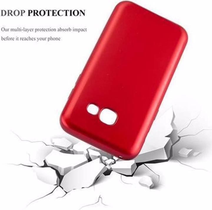 Image du produit Cadorabo Couverture métallique mate TPU (Samsung Galaxy A3 (2017))