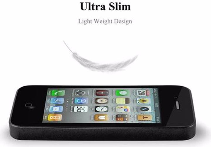 Image du produit Cadorabo Couverture métallique mate TPU (Apple iPhone 4, G4s)
