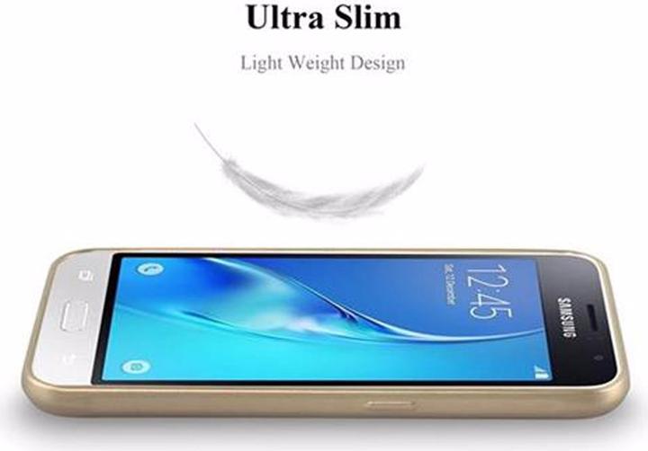 Actual product image Cadorabo TPU Matt Metallic Cover (Samsung Galaxy J1 (2016))