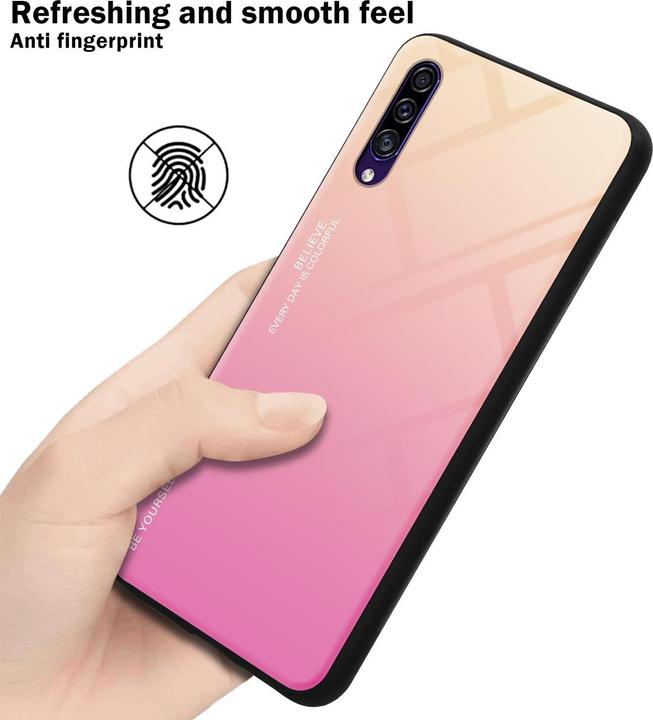 Image du produit Cadorabo Couverture en verre TPU 2 couleurs (Samsung Galaxy A30s, Samsung Galaxy A50s)
