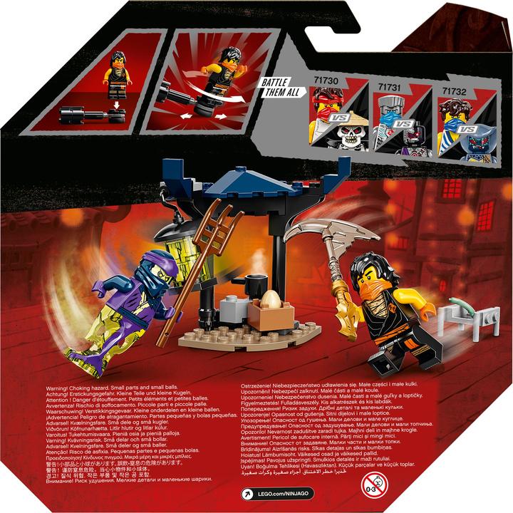 Actual product image LEGO Battle Set: Cole vs. Ghost Fighter (71733, LEGO Ninjago)