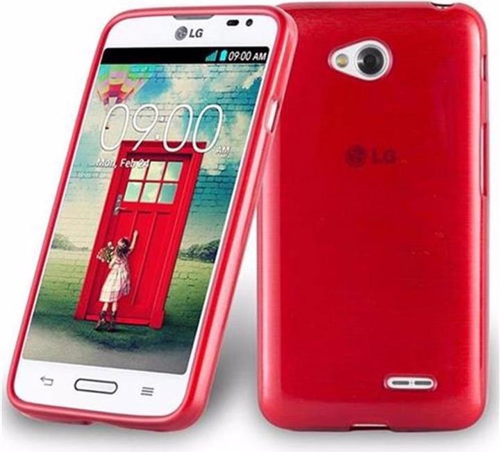 Actual product image Cadorabo TPU Brushed Cover (LG L70)