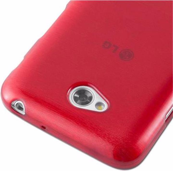 Actual product image Cadorabo TPU Brushed Cover (LG L70)