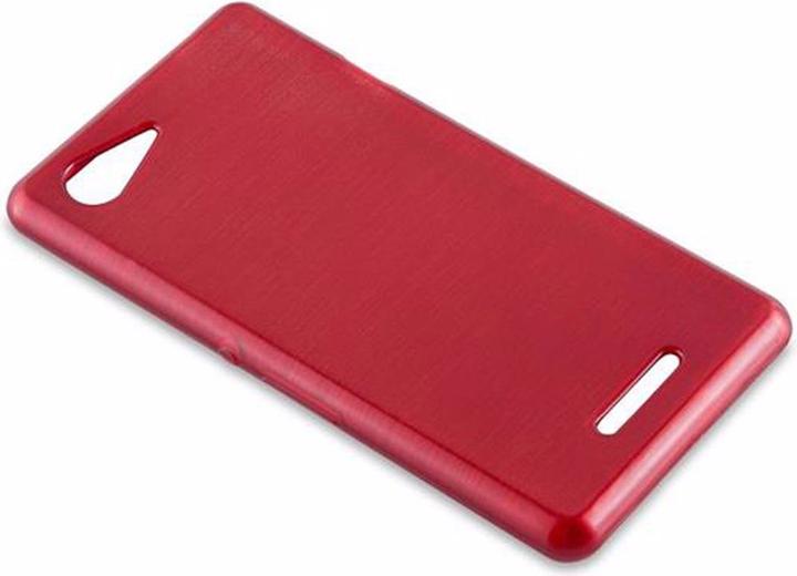 Actual product image Cadorabo TPU Brushed Cover (Sony Xperia E3)