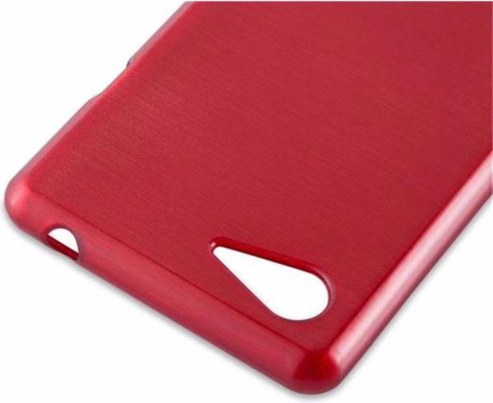 Actual product image Cadorabo TPU Brushed Cover (Sony Xperia E3)