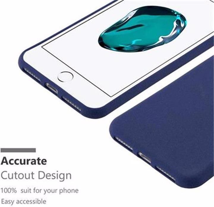 Image du produit Cadorabo Couverture TPU givrée (Apple iPhone 7 Plus, Apple iPhone 7s Plus, Apple iPhone 8 Plus)