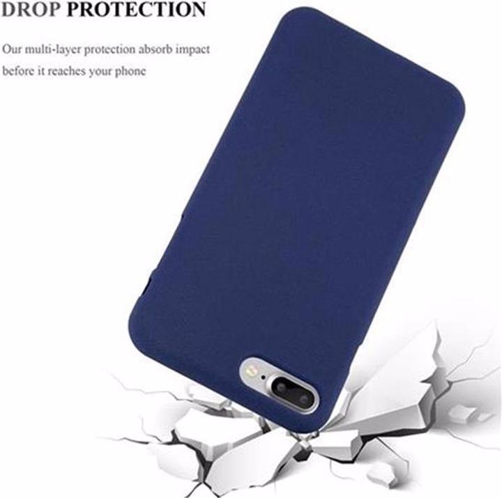 Image du produit Cadorabo Couverture TPU givrée (Apple iPhone 7 Plus, Apple iPhone 7s Plus, Apple iPhone 8 Plus)