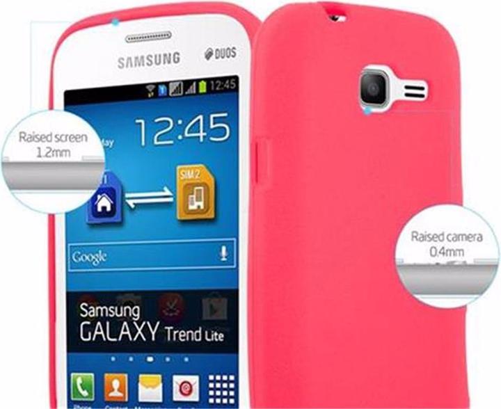 Actual product image Cadorabo TPU Frosted Cover (Samsung Galaxy Trend Lite)