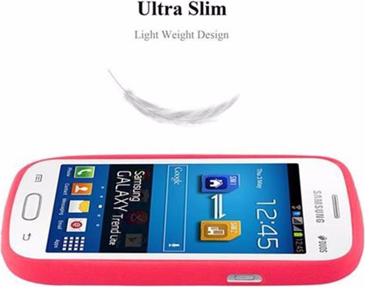 Actual product image Cadorabo TPU Frosted Cover (Samsung Galaxy Trend Lite)