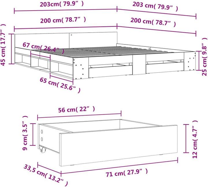 Actual product image VidaXL Keran (200 x 200 cm)