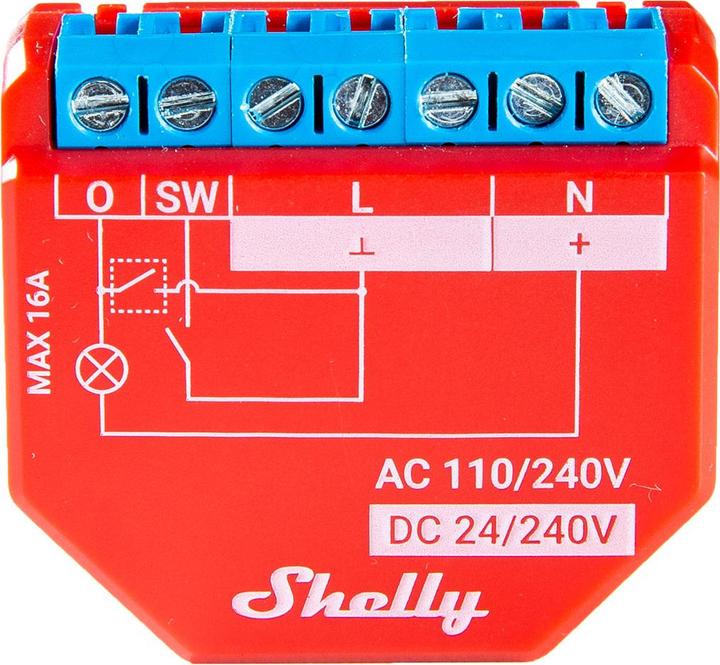 Immagine prodotto Shelly Più 1PM (Attuatore dell'interruttore)
