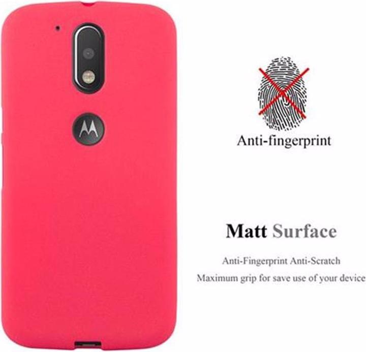 Actual product image Cadorabo TPU Frosted Cover (Motorola Moto G4 Plus, Motorola Moto G4)