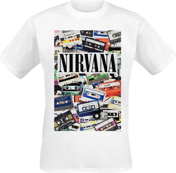 Nirvana TShirt Erwachsene Kassetten (XXL)