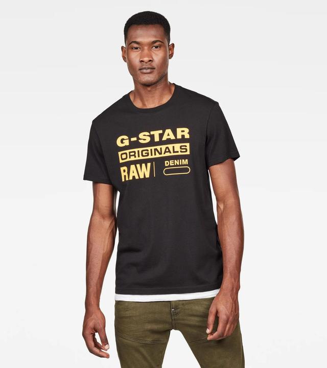 Image du produit G-Star Printed Graphic Eight T-Shirt Regular Fit Black (XL)
