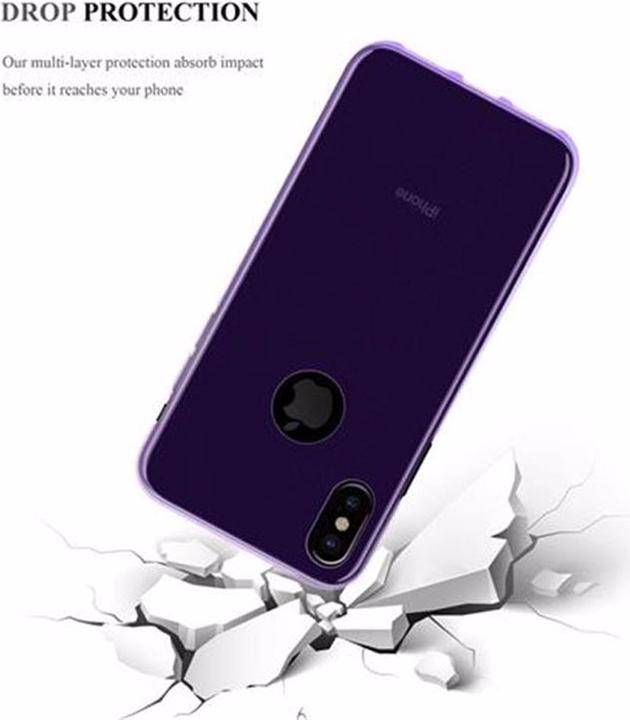 Actual product image Cadorabo TPU Ultra Slim AIR Cover (Apple iPhone X)