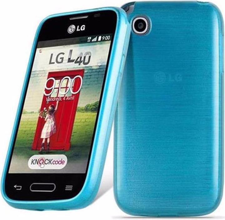 Actual product image Cadorabo TPU Brushed Cover (LG L40)