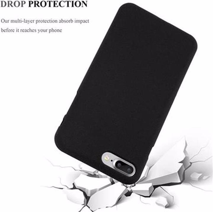 Produktbild Cadorabo TPU Frosted Cover (Apple iPhone 7 Plus, Apple iPhone 7s Plus)