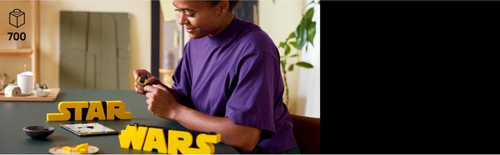 Actual product image LEGO Star Wars™ logo made from bricks (75407, LEGO Star Wars)
