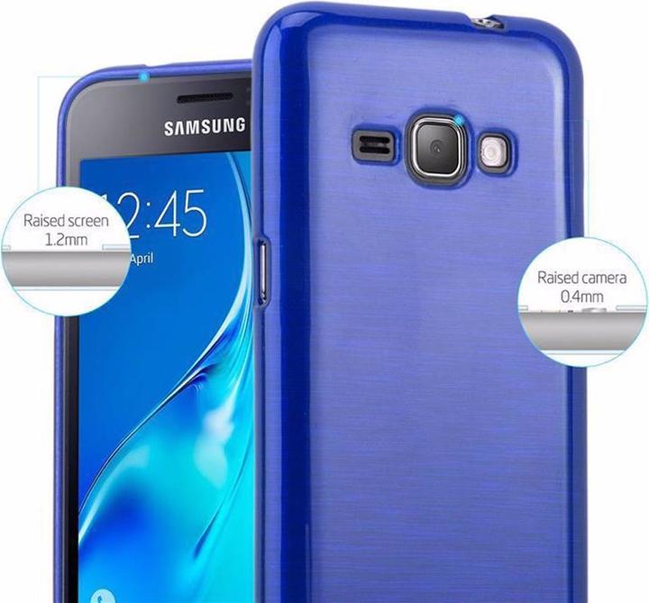 Actual product image Cadorabo TPU Brushed Cover (Samsung Galaxy J1 (2016))