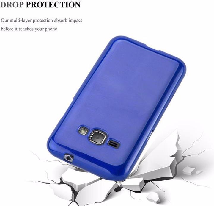 Actual product image Cadorabo TPU Brushed Cover (Samsung Galaxy J1 (2016))