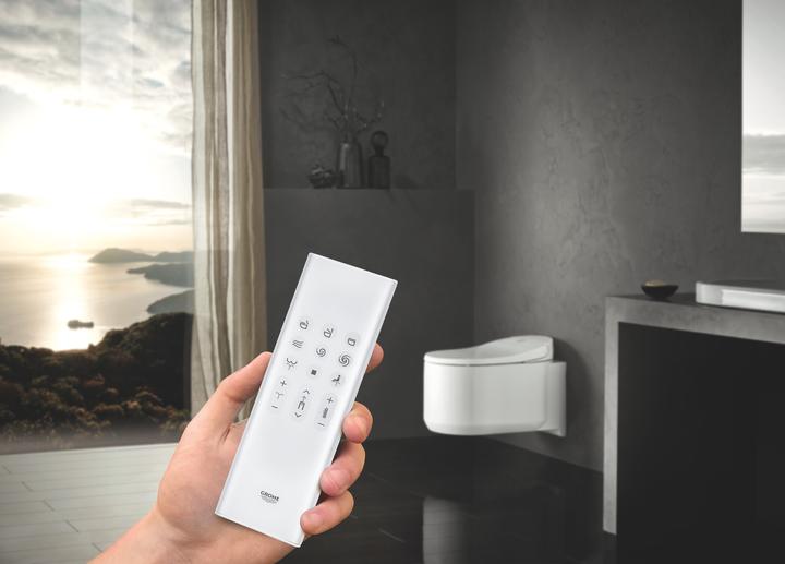 Actual product image Grohe Sensia Arena shower toilet complete system for concealed cisterns, wall mounting