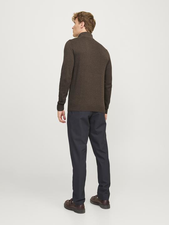 Produktbild Jack & Jones Einfarbig Strickpullover mit Halber Reissverschluss Strickpullover mit Halber Reissverschluss (XS)