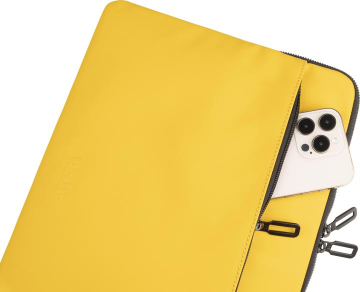 Actual product image Tucano Gommo Sleeve for Notebooks 13 - 14 Yellow Notebook up to 14 (14", Apple)