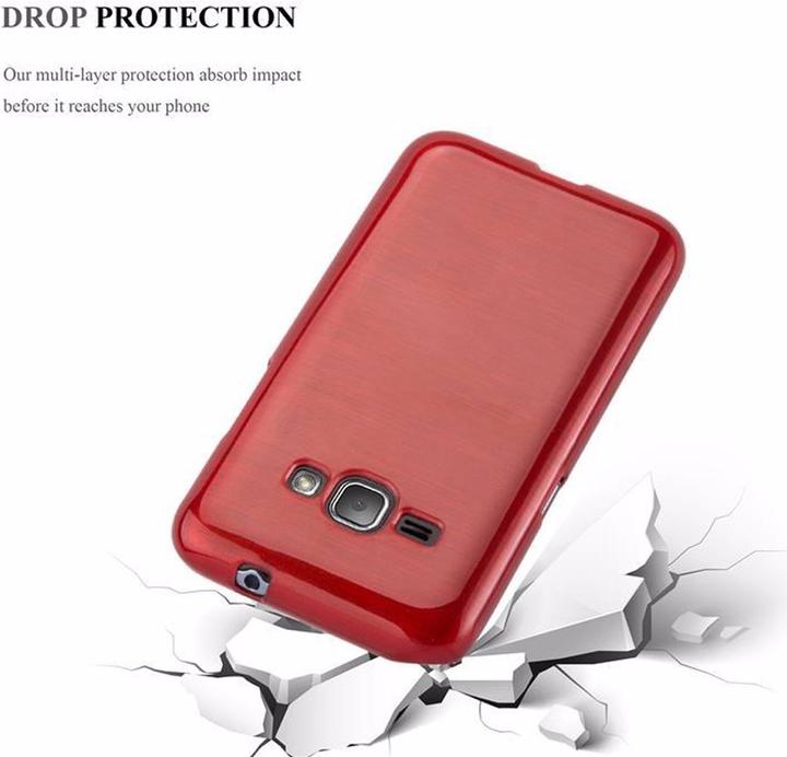 Actual product image Cadorabo TPU Brushed Cover (Samsung Galaxy J1 (2016))
