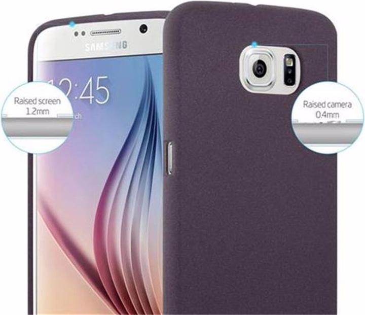 Actual product image Cadorabo TPU Frosted Cover (Samsung Galaxy S6)