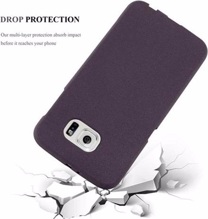 Actual product image Cadorabo TPU Frosted Cover (Samsung Galaxy S6)