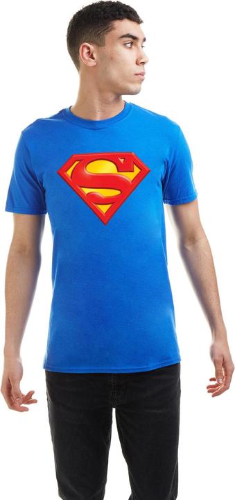Produktbild Superman TShirt mit geprägtem Logo (L)