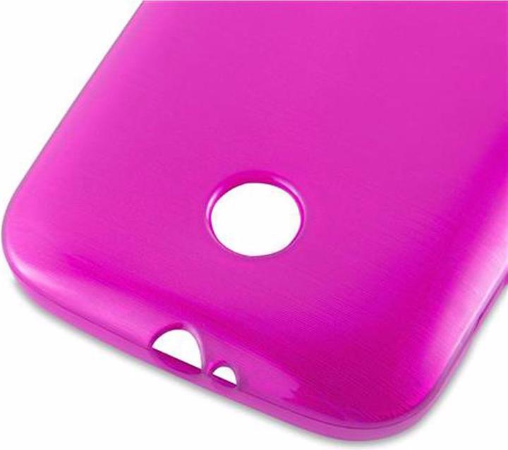 Actual product image Cadorabo TPU Brushed Cover (Motorola Moto E)