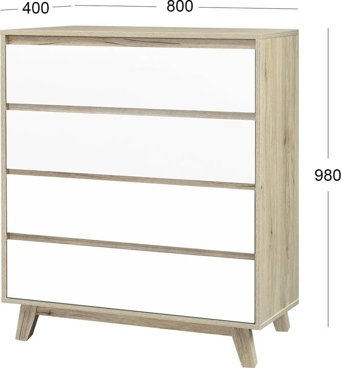 Image du produit Möbilia Commode (80 x 40 x 98 cm)