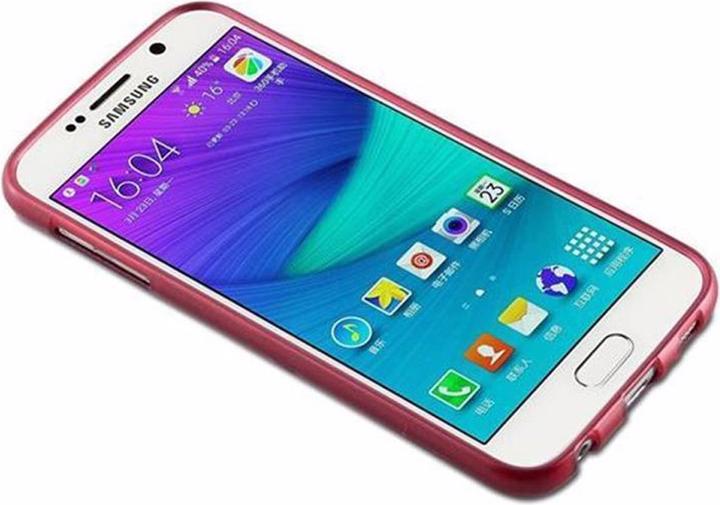 Actual product image Cadorabo TPU Brushed Cover (Samsung Galaxy S6)