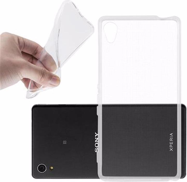 Actual product image Cadorabo TPU Ultra Slim AIR Cover (Sony Xperia M4 Aqua)