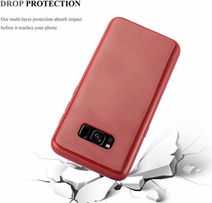 Actual product image Cadorabo TPU Brushed Cover (Samsung Galaxy S8+)