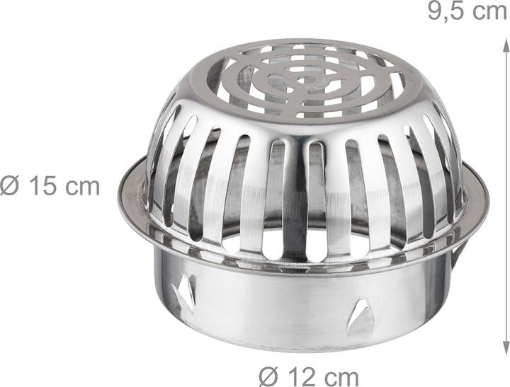 Actual product image Relaxdays 2x gutter leaf guard