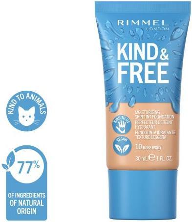 Produktbild Rimmel London Kind & Free Moisturising Skin Tint Foundation (10 Rose Ivory)