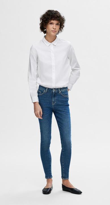 Actual product image Selected Femme Slfsophia Mw Skinny Dark Blu Jean U Noos (W26/L30)