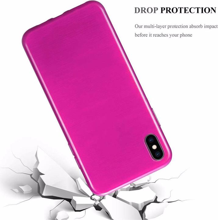 Actual product image Cadorabo TPU Brushed Cover (Apple iPhone XS Max)