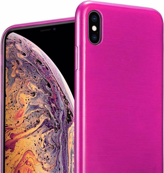 Actual product image Cadorabo TPU Brushed Cover (Apple iPhone XS Max)