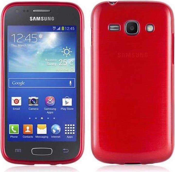 Actual product image Cadorabo TPU Brushed Cover (Samsung Galaxy Ace 3)