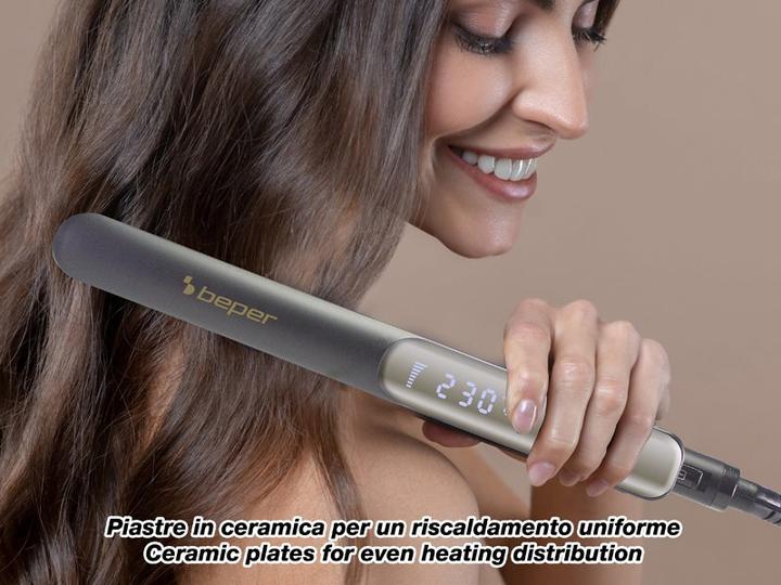 Immagine prodotto Beper Piastra per capelli in ceramica Pro Style P301pis200 (Piastra per capelli)