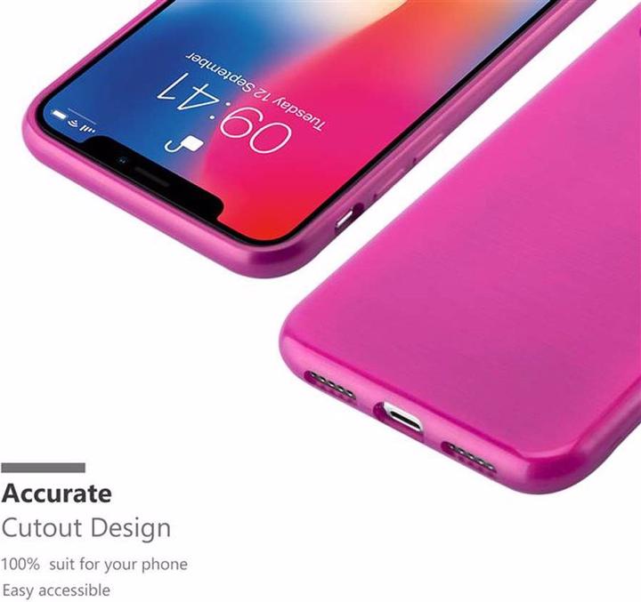 Image du produit Cadorabo Couverture TPU brossé (Apple iPhone X, Apple iPhone XS)