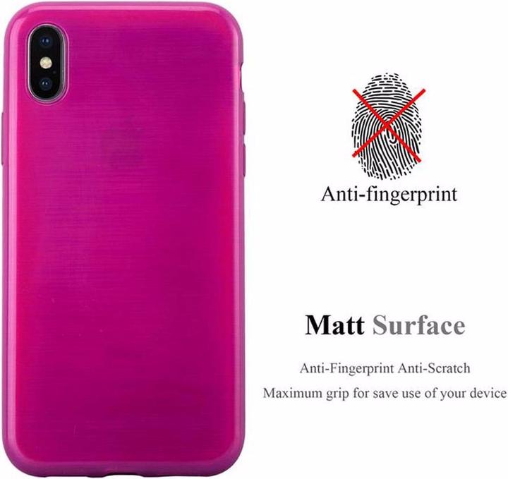 Image du produit Cadorabo Couverture TPU brossé (Apple iPhone X, Apple iPhone XS)