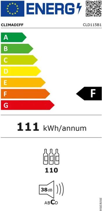 Energy Label Climadiff CLD115B1